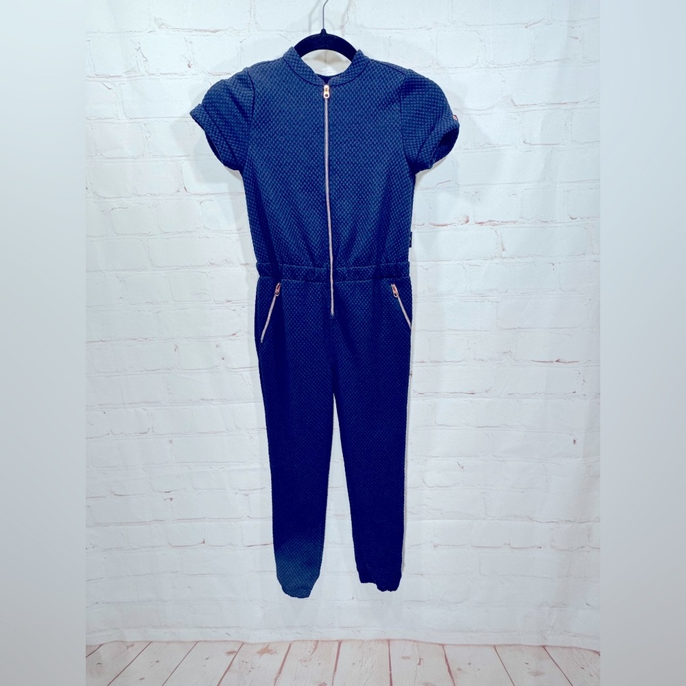 BAKER by TED BAKER Quilted zip-front jumpsuit - girls size 8